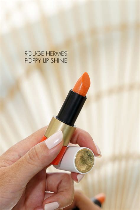 hermes poppy lipstick